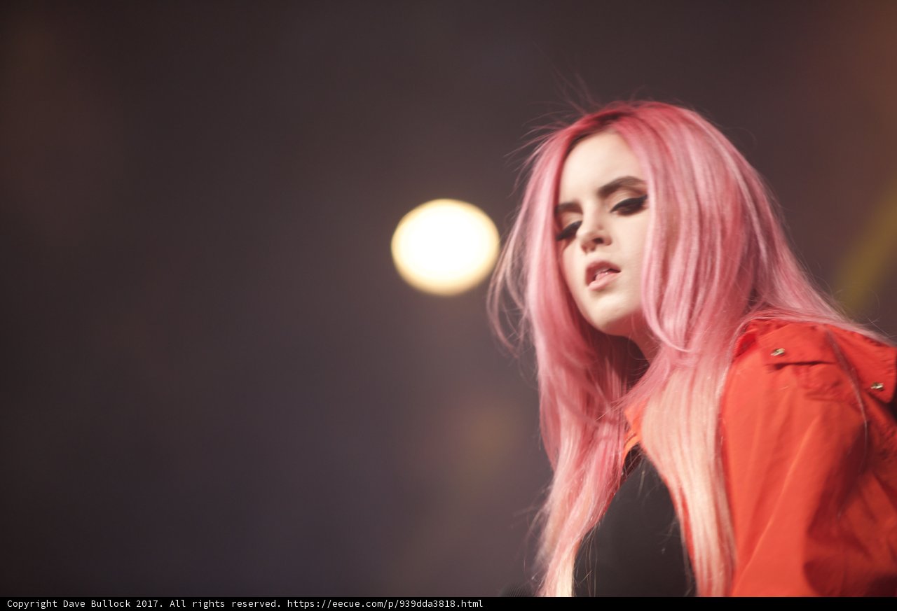 Pink-Haired Performer Takes the Stage