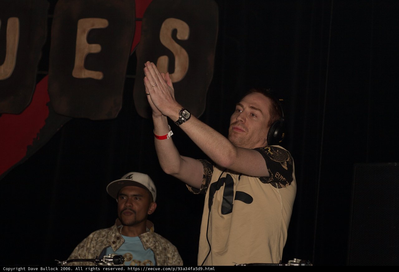 DJ Craze rocks the stage with headphones and style