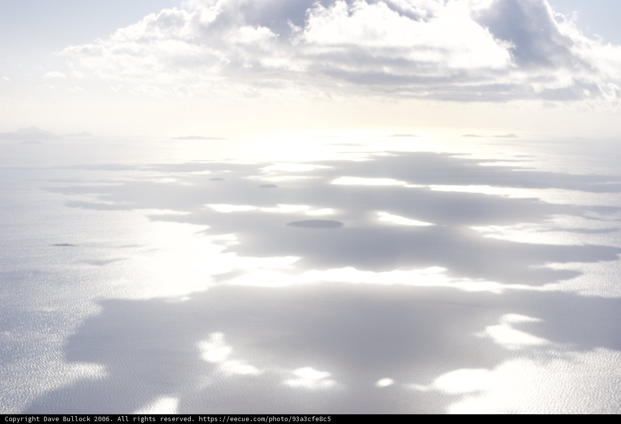 Clouds Mirrored in the Ocean