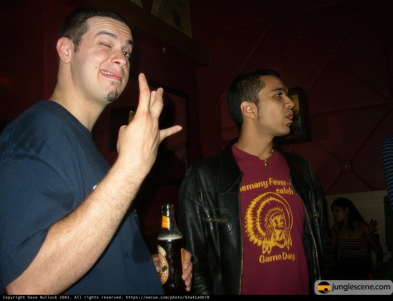 Two Men Enjoying a Beer Together
