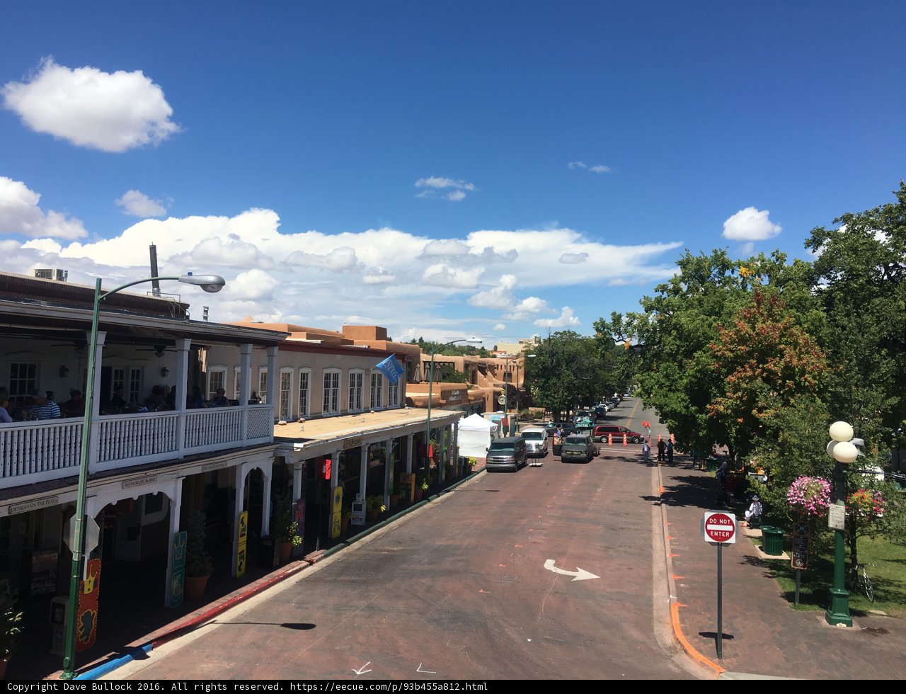 Busy Street in Santa Fe