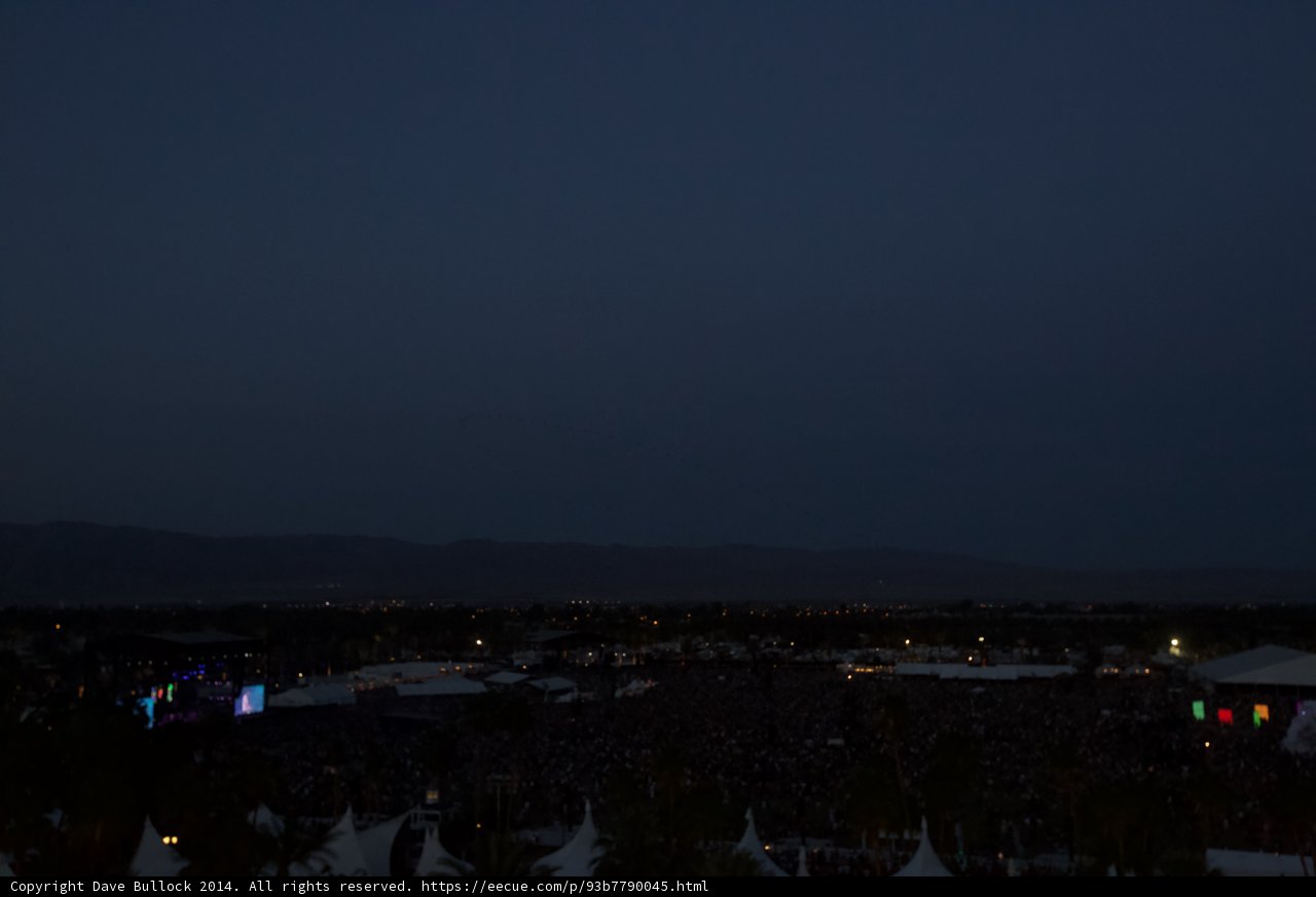 Nightfall at Coachella