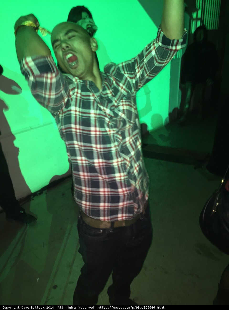 Plaid-Clad Man in the Club