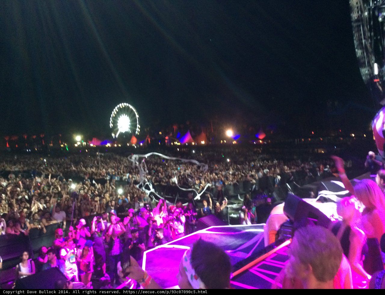 Electric Night Sky at Empire Polo Club Concert