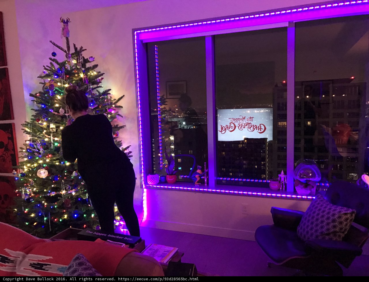 Trimmin' the tree with friends
