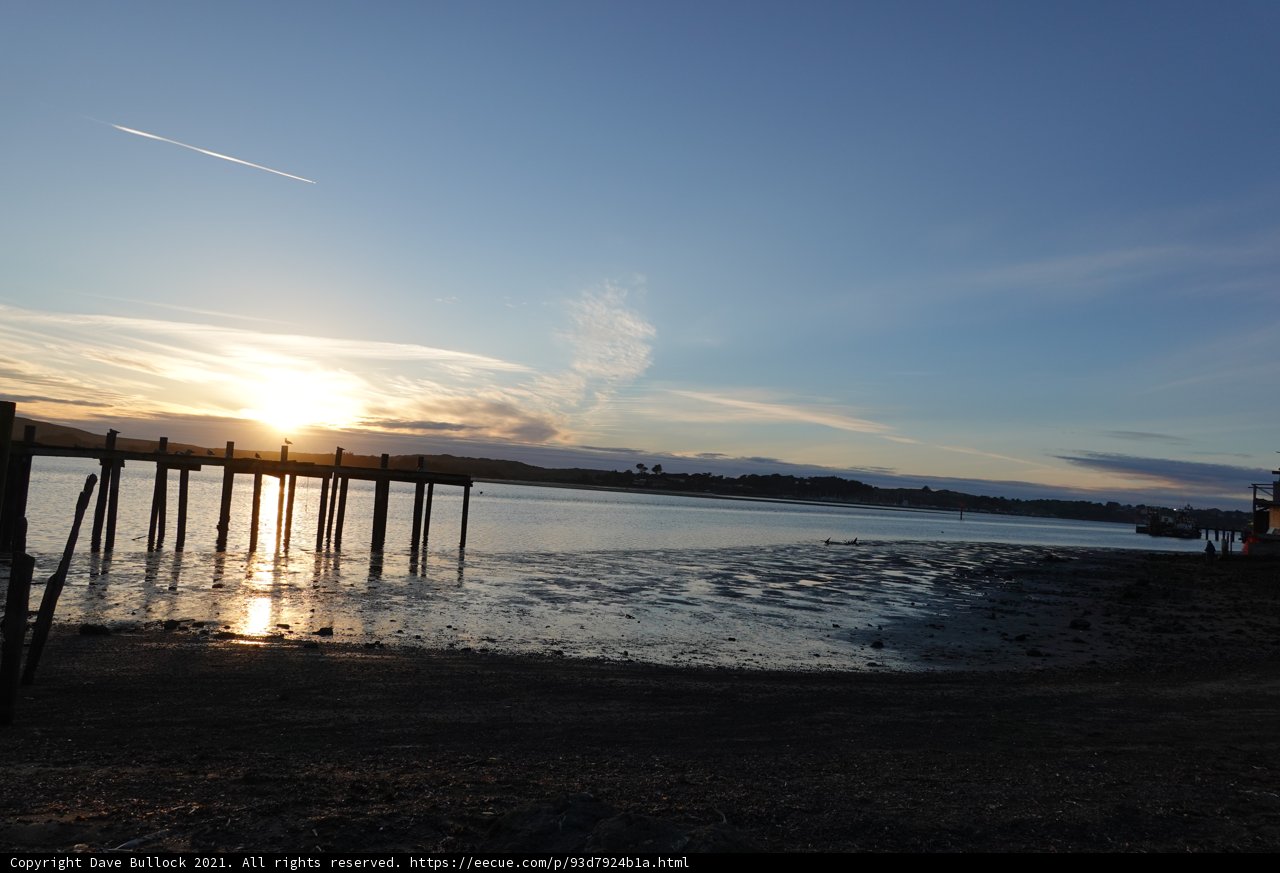 A Serene Sunset at the Pier