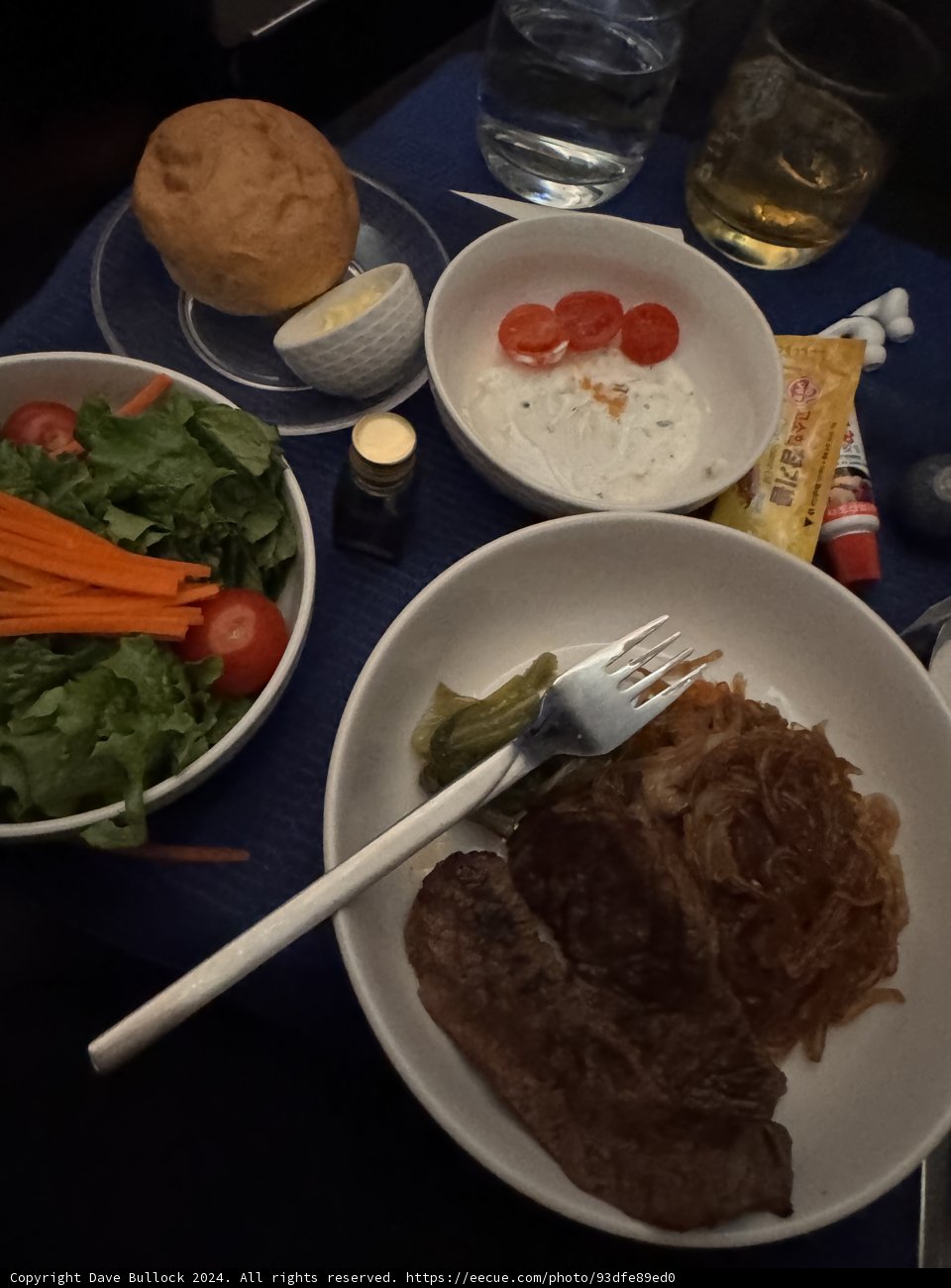 Mid-Flight Culinary Delights – En Route to South Korea