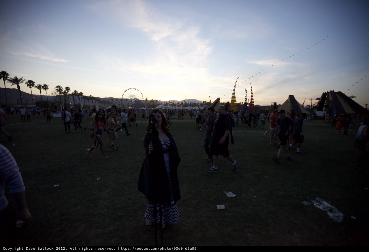 Golden Hour Reverie at Coachella Music Festival 2012