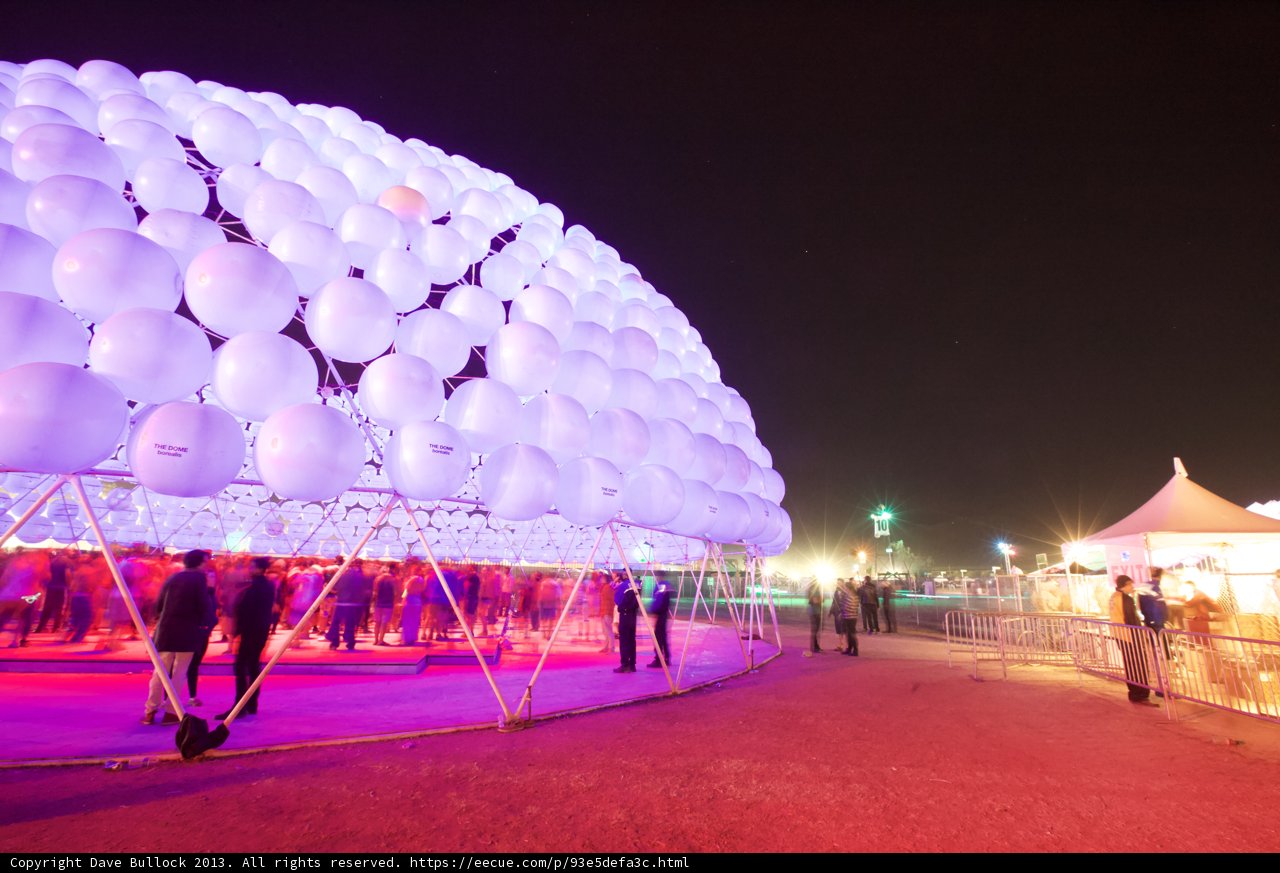 Balloons Light Up the Night Sky