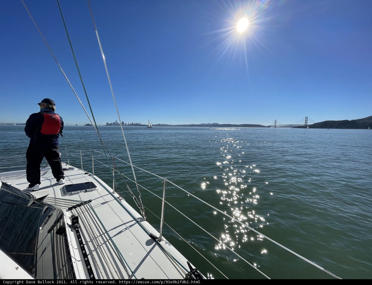 Sailing into the California Sun