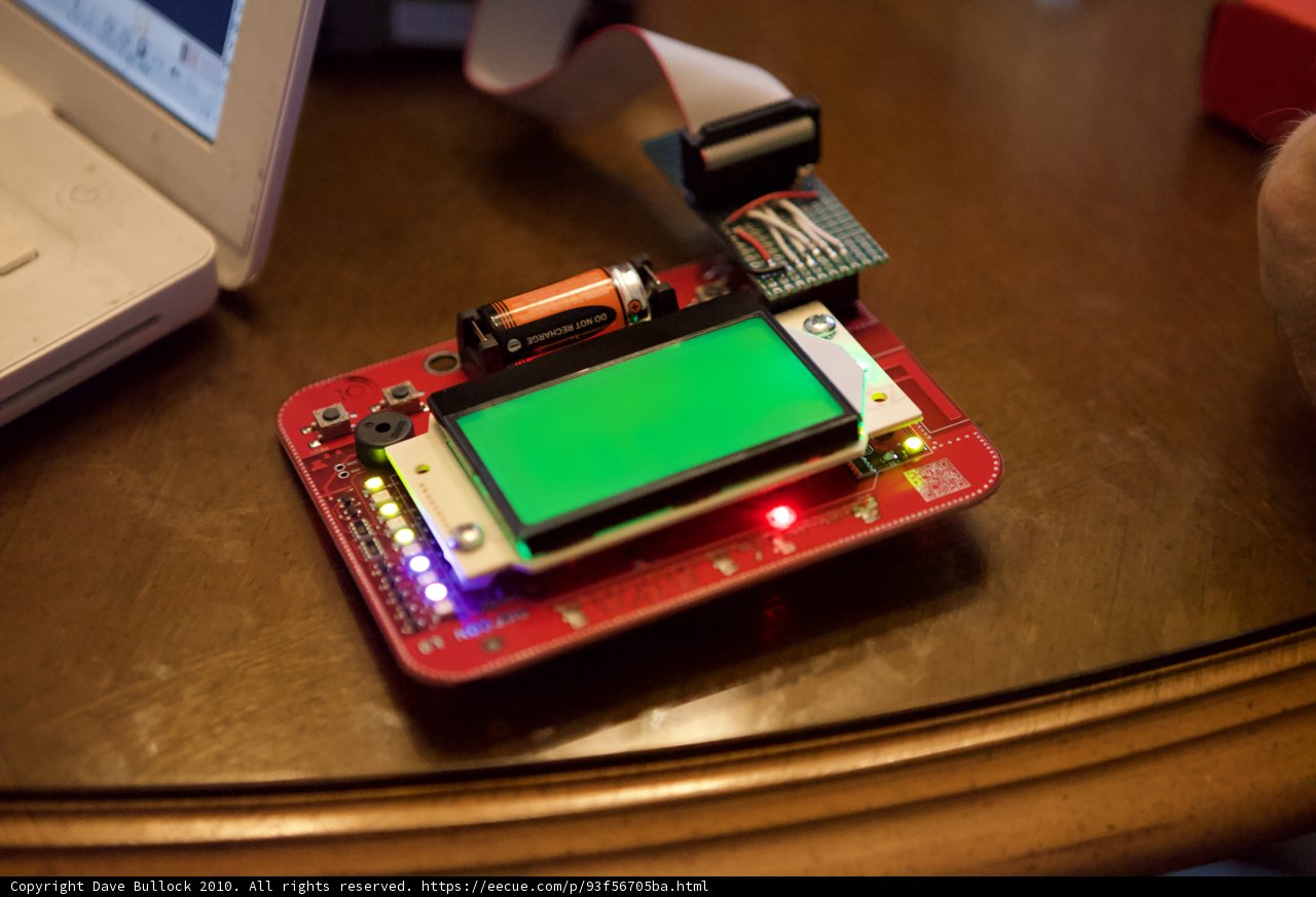 Electronic Device with Green Screen