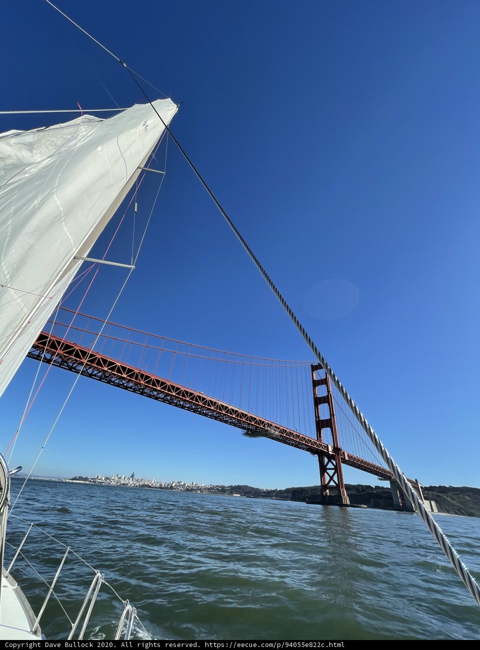 Sailing under the Iconic Golden Gate Bridge