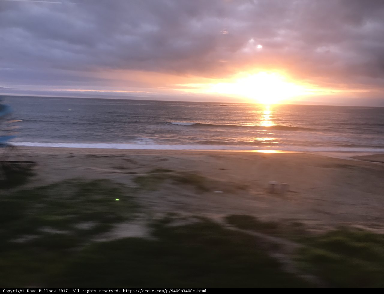 Golden Sunset at San Clemente Beach