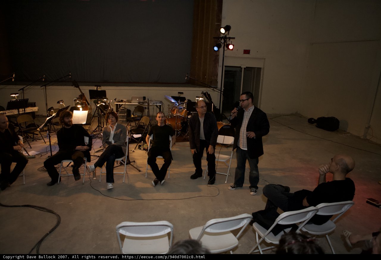 Orchestra Performance in a Recreational Room