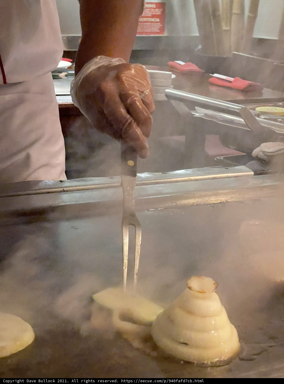 Sizzling Onions on the Grill