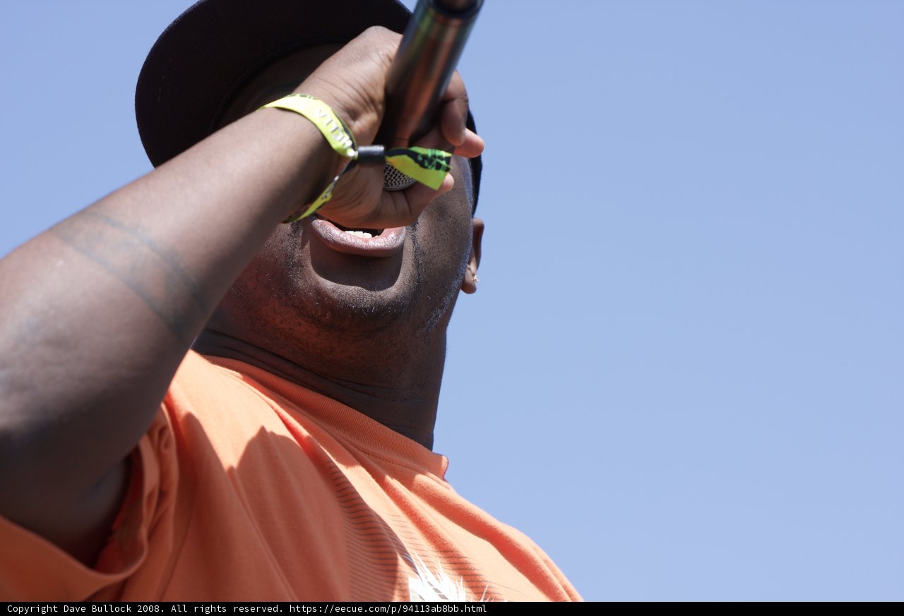 Orange-Clad Musician at Coachella