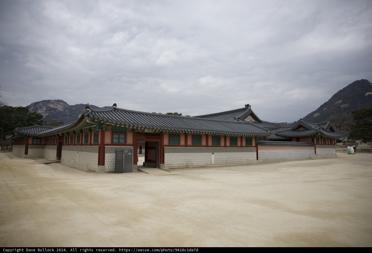 Majestic Architectural Marvel Underneath the Korean Sky