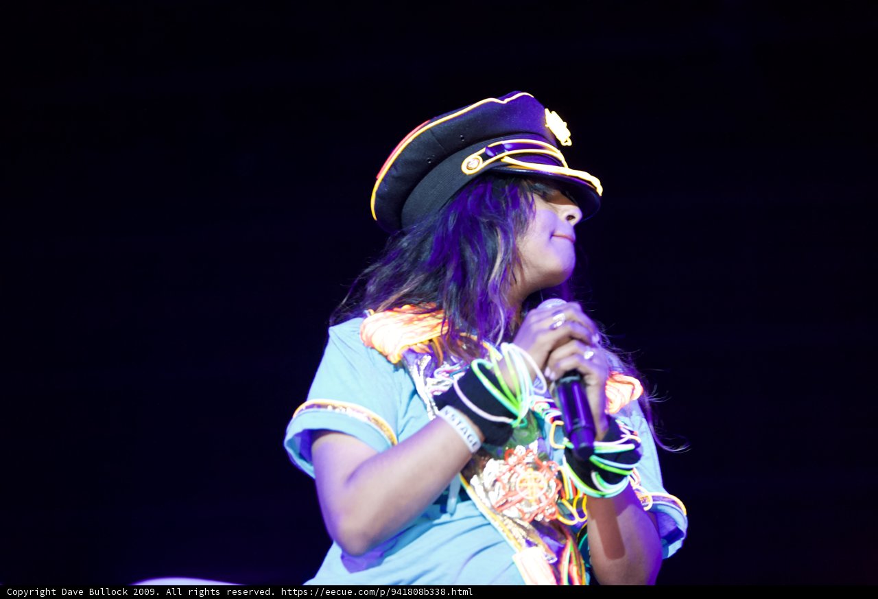 Solo Performance in a Purple Hat