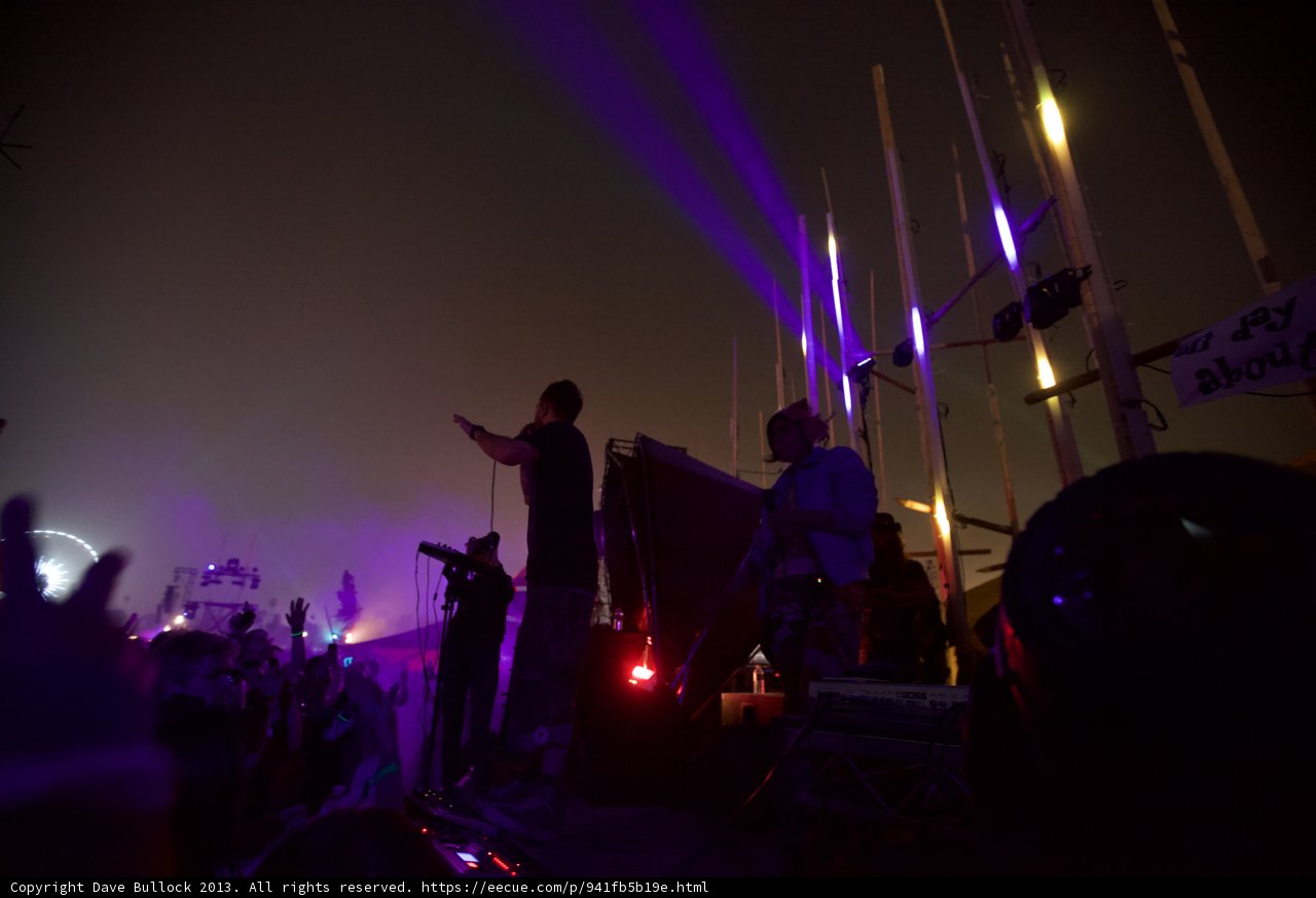 Rocking the Stage with Lights and Music