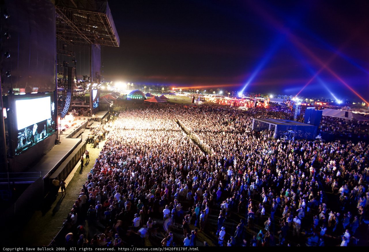 Night Sky Rock Concert