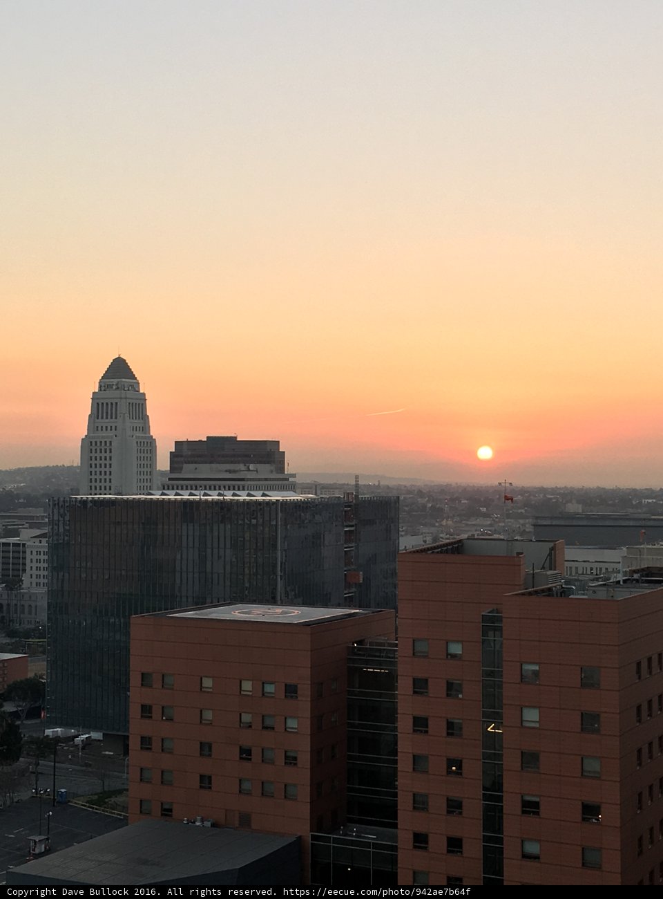 Sunset over the City
