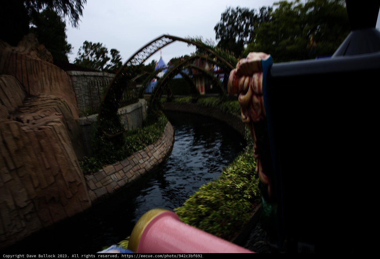 Enchanting Canal Crossing at Disneyland