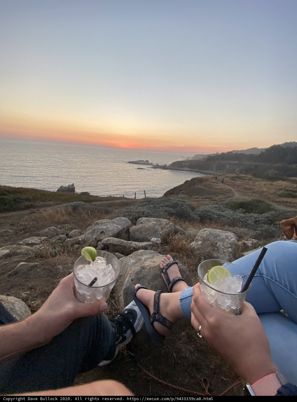 Sunset Drinks on the Rocks