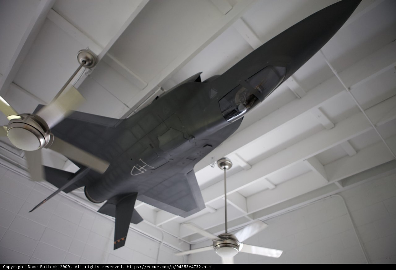 Suspended Fighter Jet in Newdeal Studios