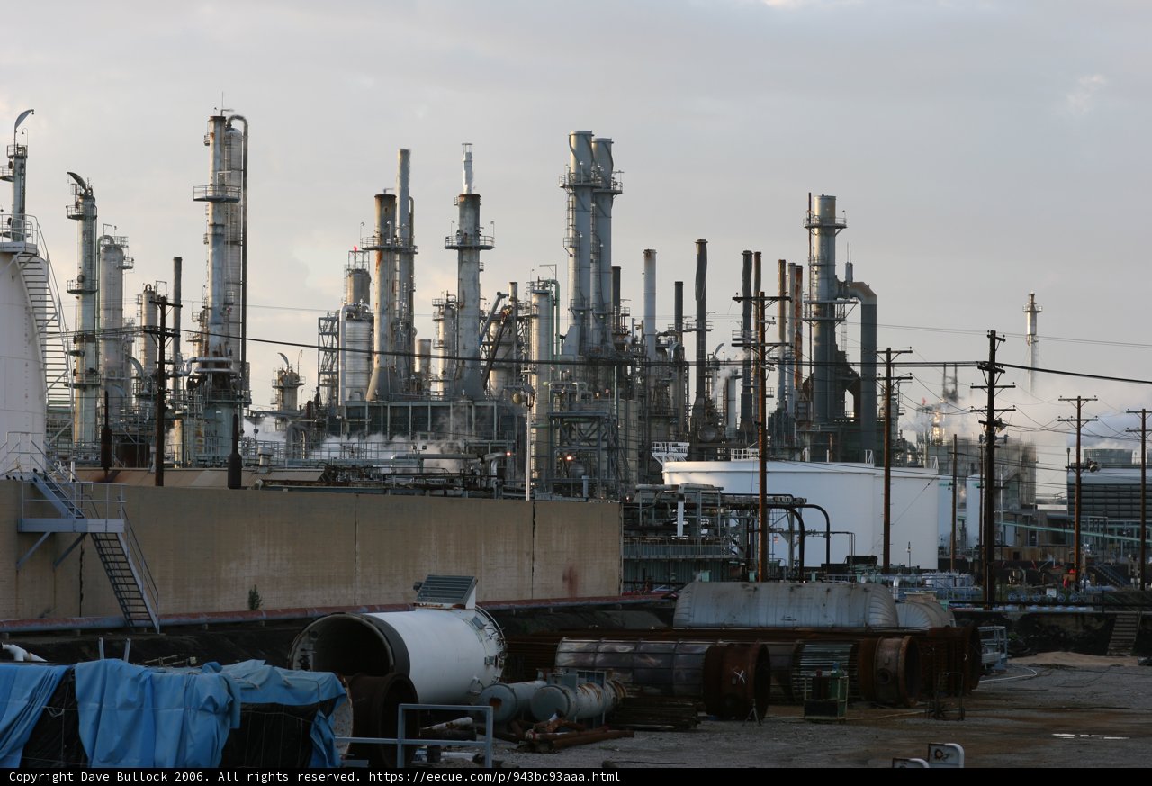 Moody Sky Over Industrial Landscape