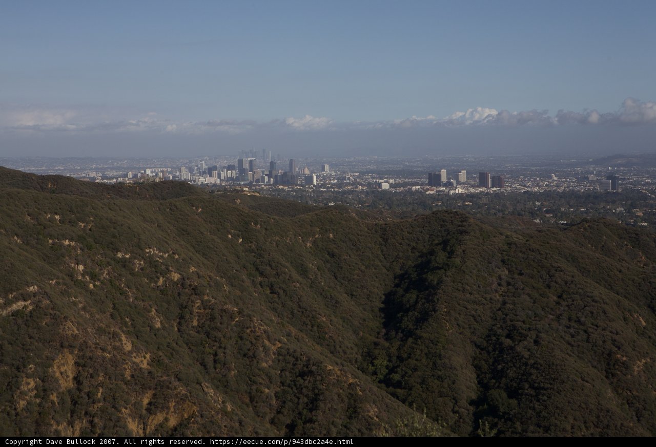 View of The City from Temescal Canyon
