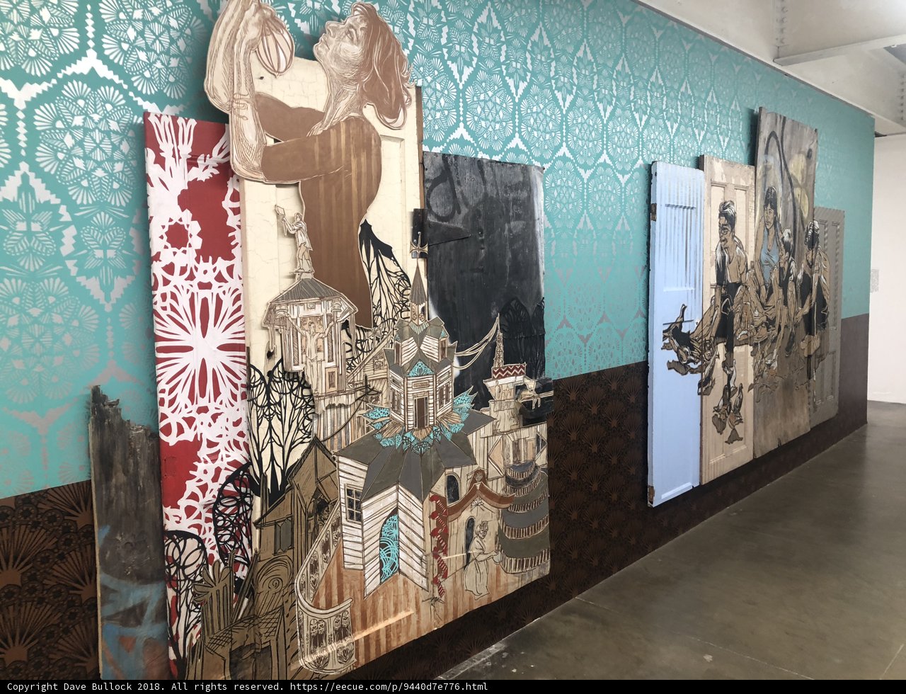 Artistic Wall with Door