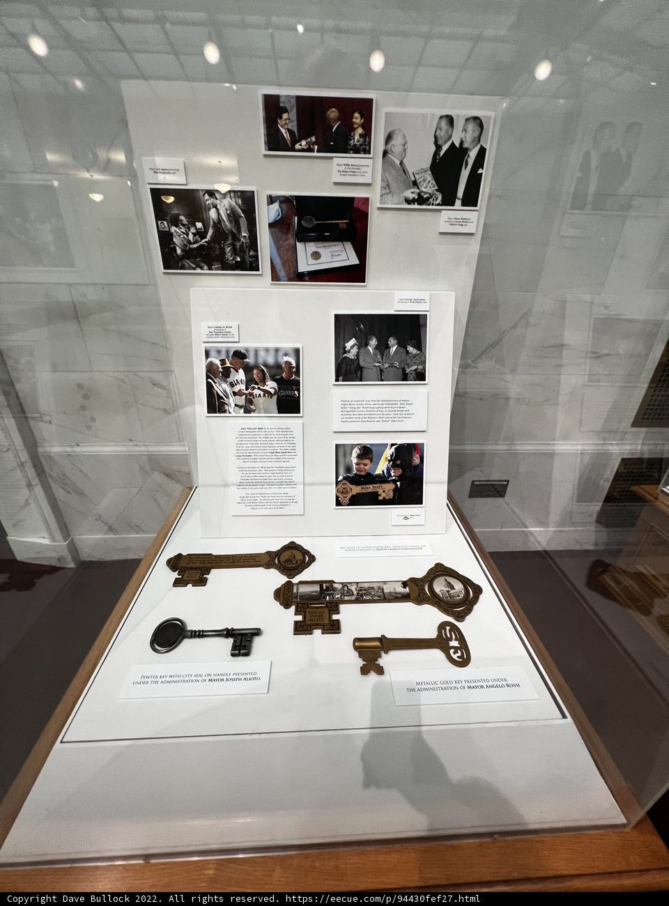 Museum Exhibit at San Francisco City Hall