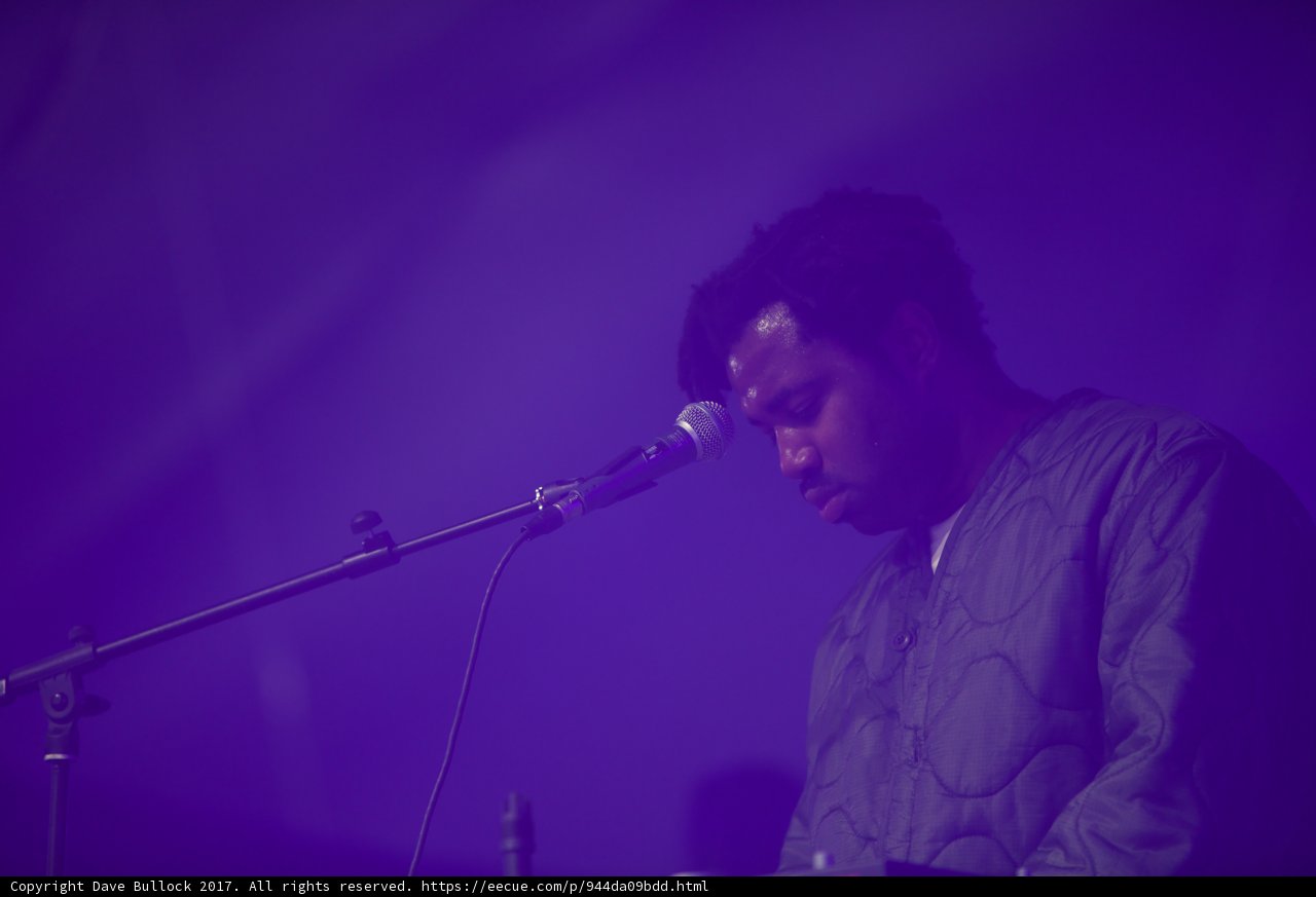 Sampha Captivates the Crowd with His Solo Keyboard Performance