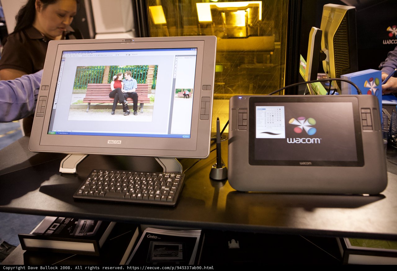 Man Taking Pictures with Computer