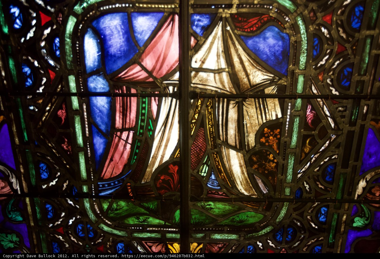 Tent in Stained Glass