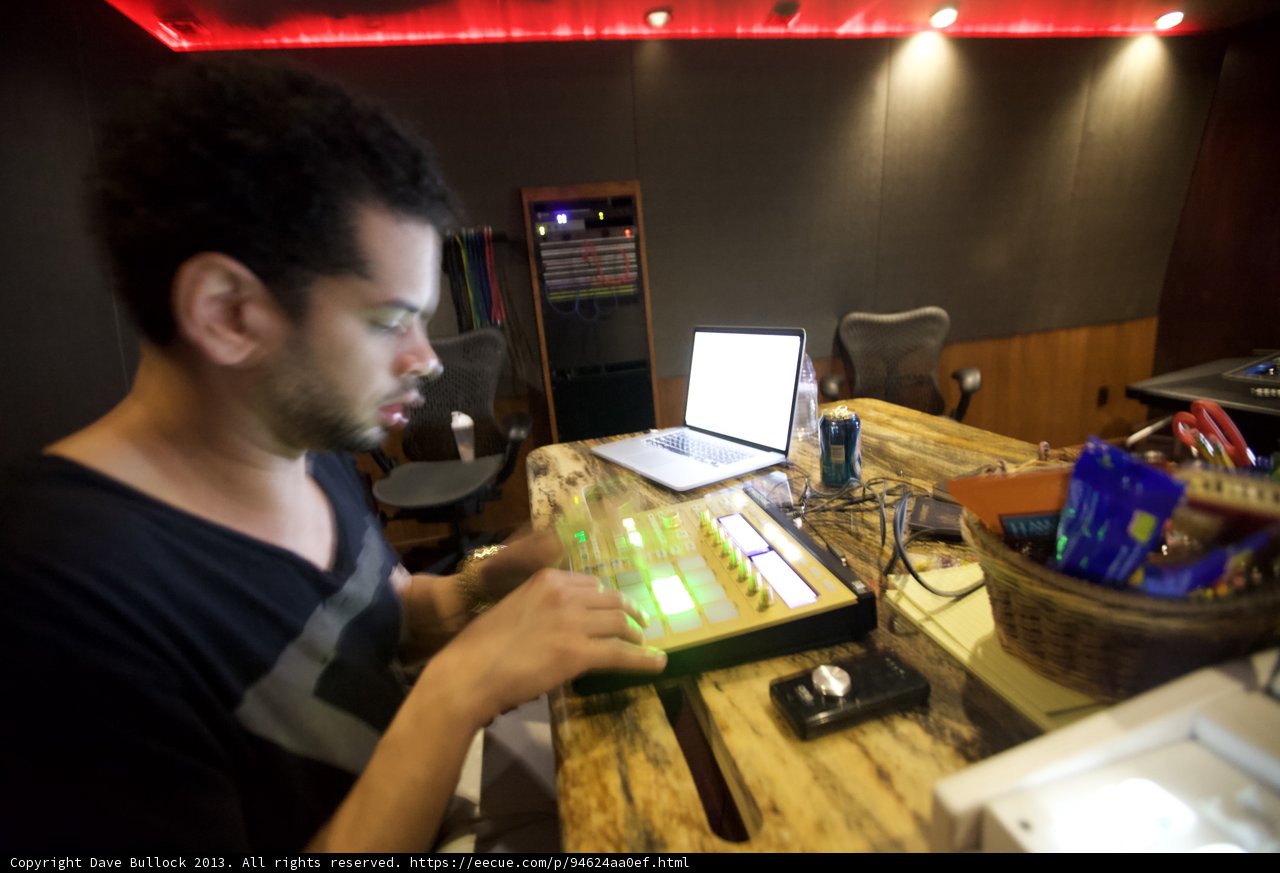Recording Studio Laptop Work