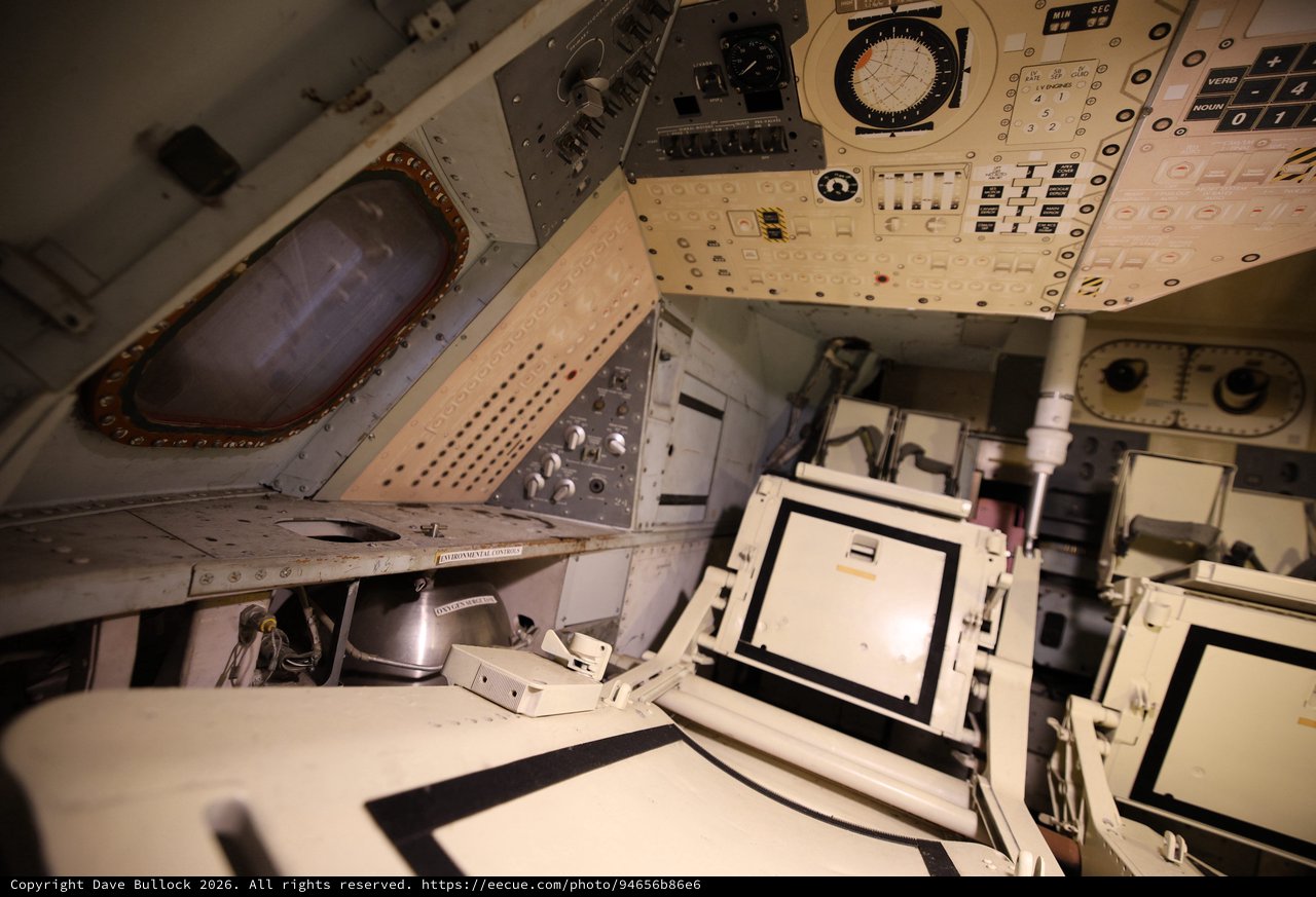 Apollo Command Module Interior Control Panel Detail