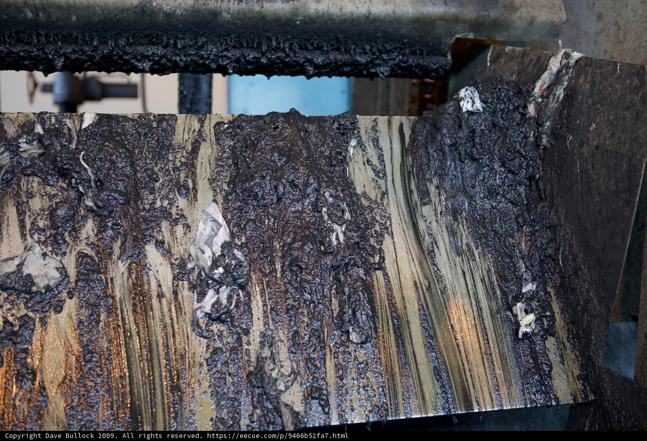 Tar Coated Wood