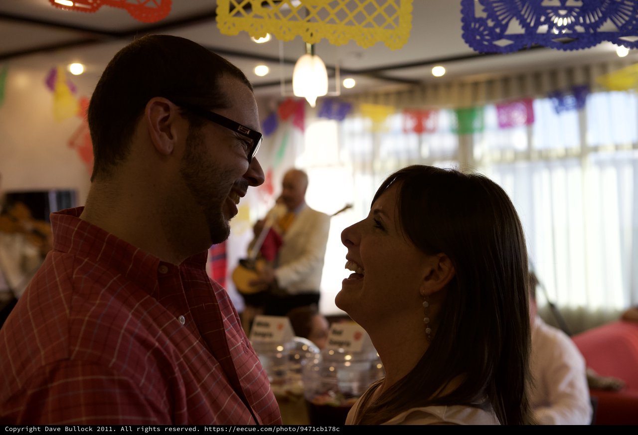 Couple Shares a Joyful Moment at Anniversary Fiesta