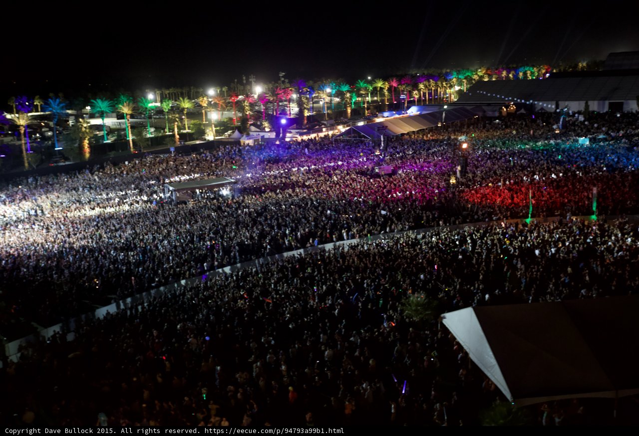 Nighttime Metropolis Concert Crowd