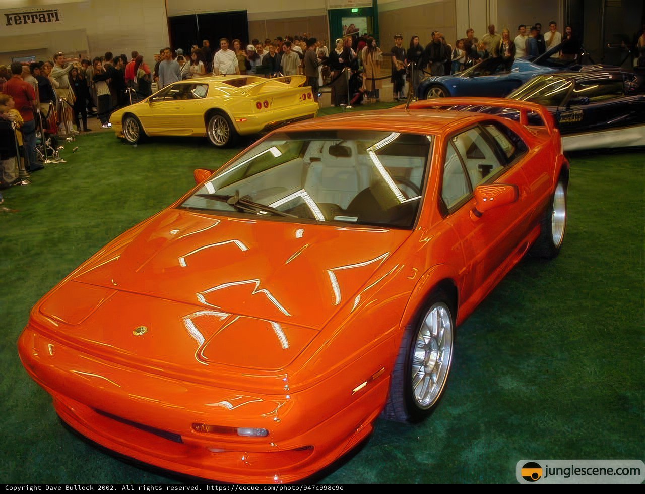 Lotus Elise on Display at LA Auto Show 2002