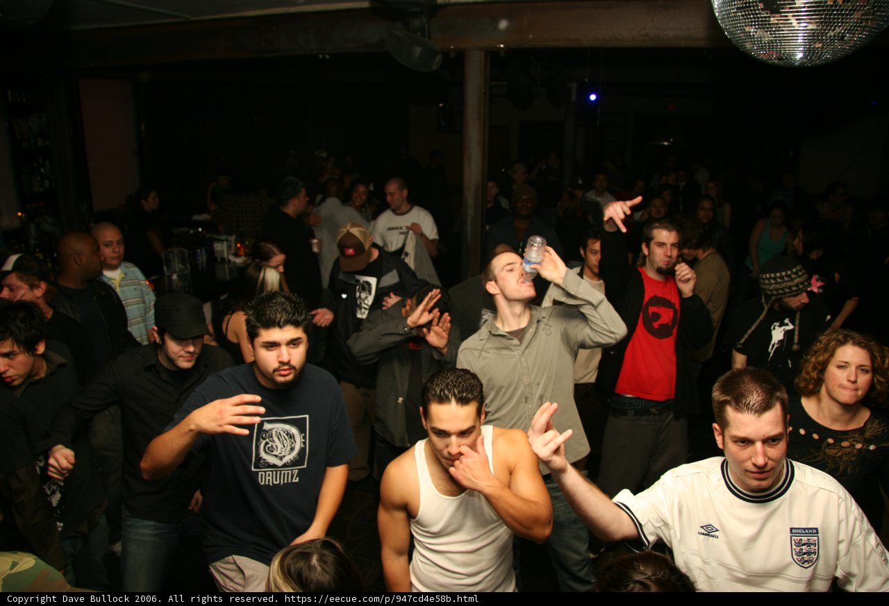 Partygoers Raise the Roof