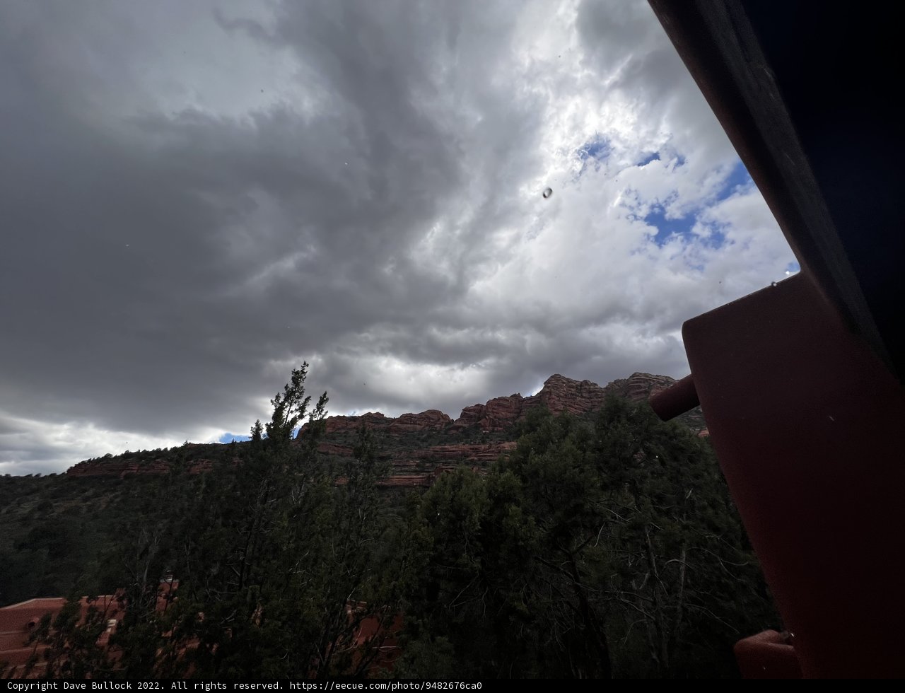 Majestic View of the Cloudy Mountain Range