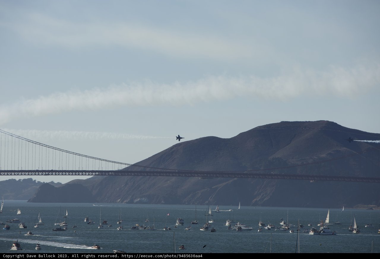 Transcending Horizons: An Aerial Spectacle above the Bay