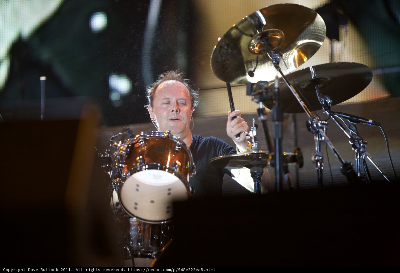 Lars Ulrich Rocks the Stage with His Drumming