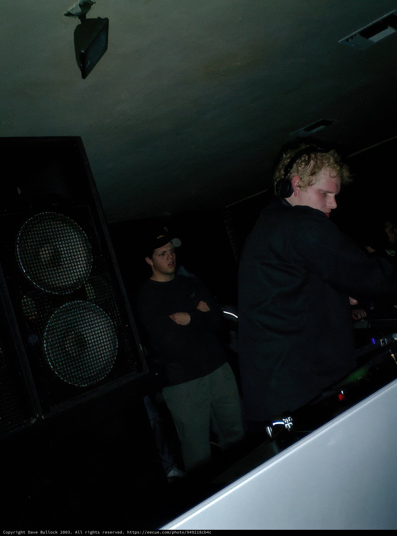 DJ Set in the Dark Room