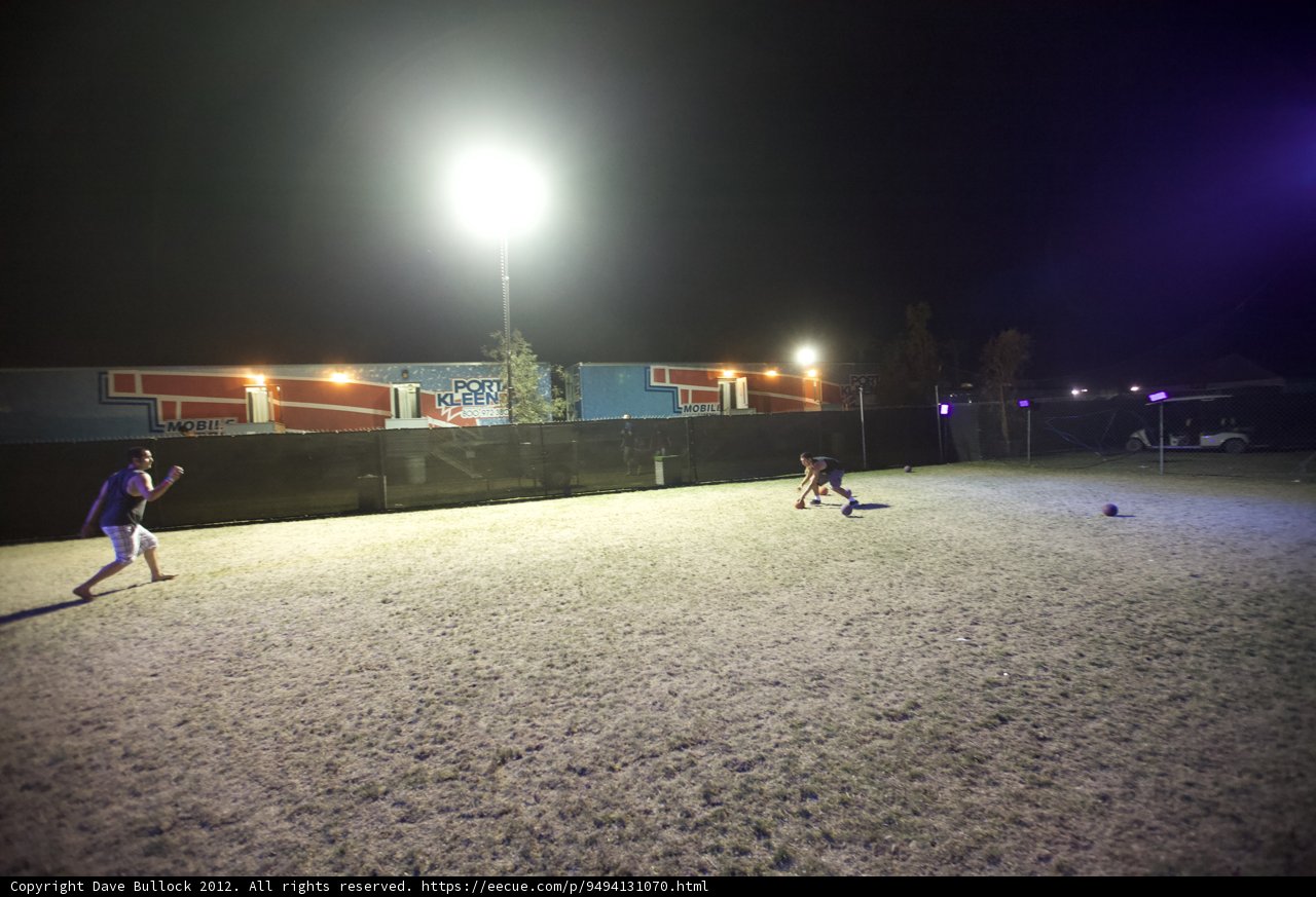 Nighttime Frisbee Fun