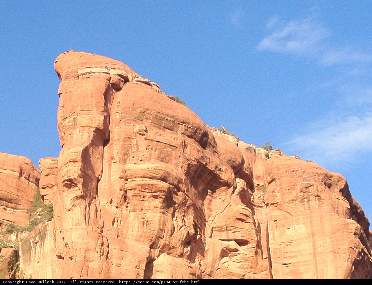 Majestic Cliff Formation in Coconino National Forest