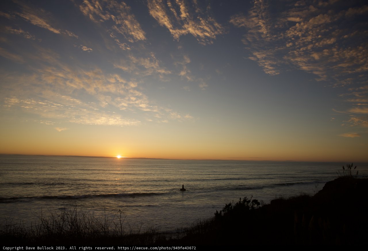 Glowing Grandeur: Halfmoon Bay Sunset