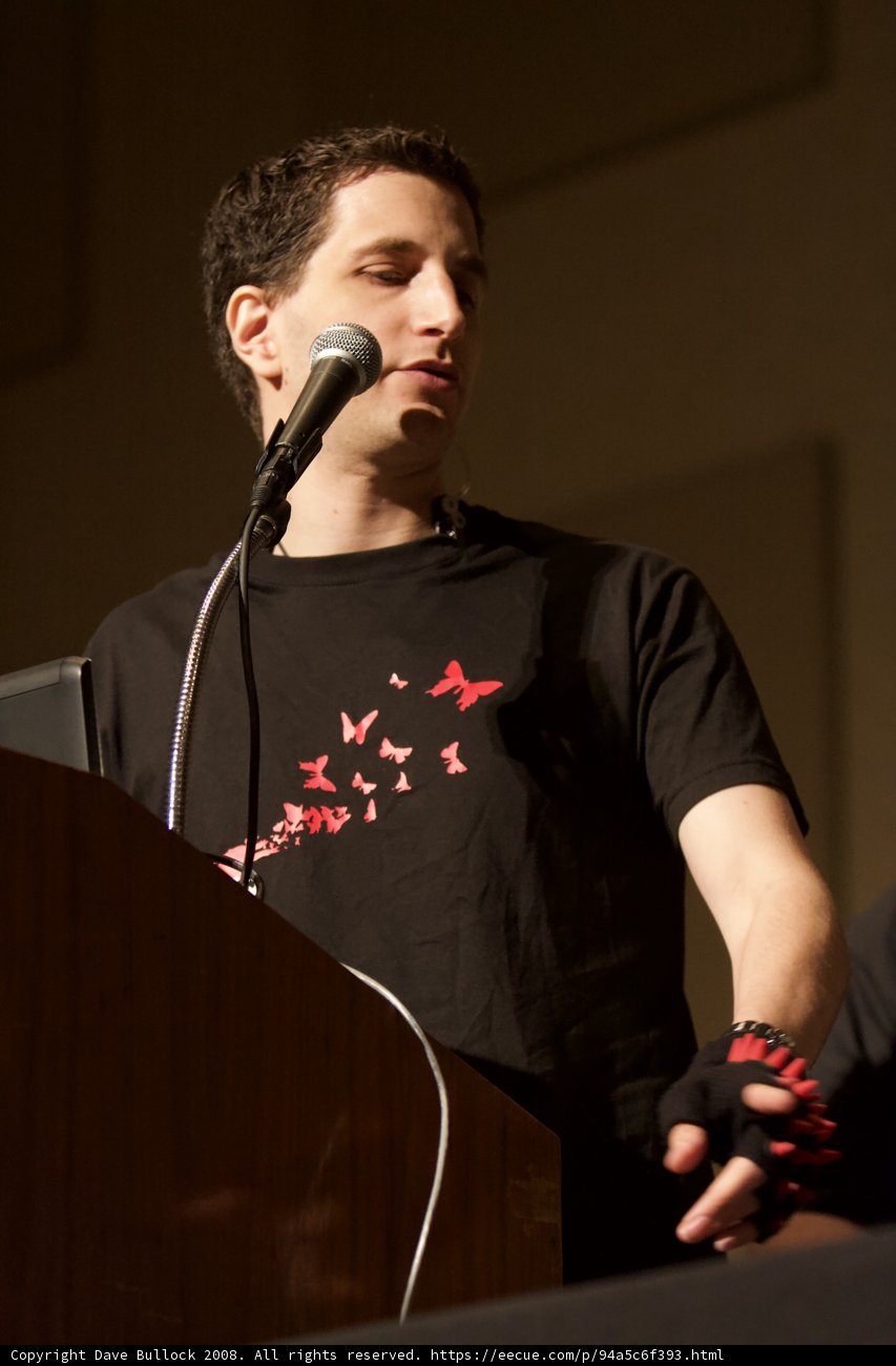 Man in Black Shirt At Defcon 2008